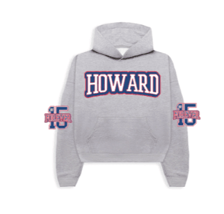 Howard University Gray Hoodie