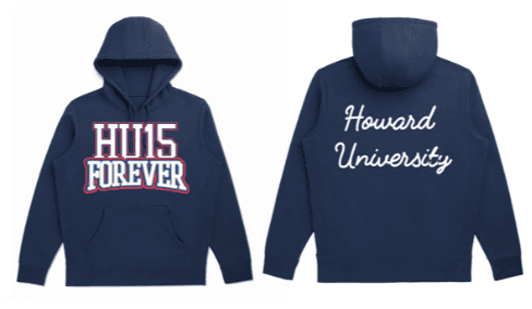 Howard University Blue Hoodie